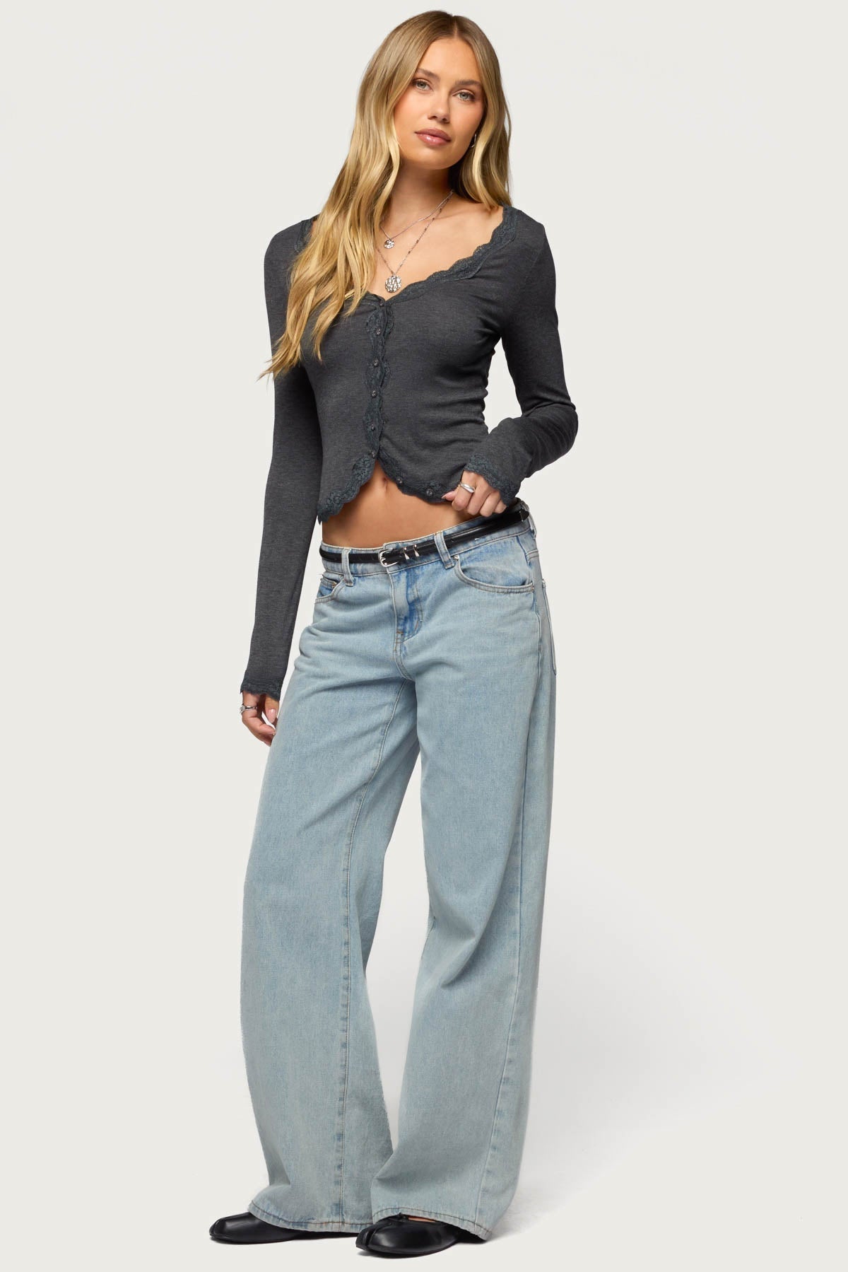 Gayle Lacey Button Up Top