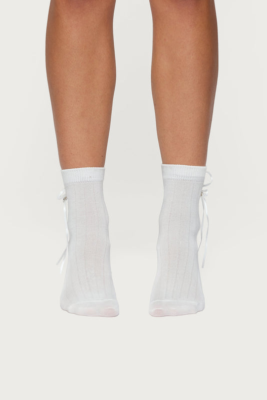 Bow & Heart Socks