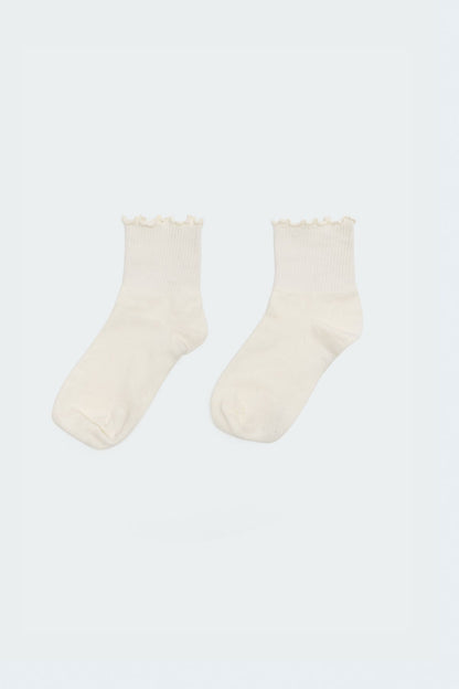 Frilled Hem Socks