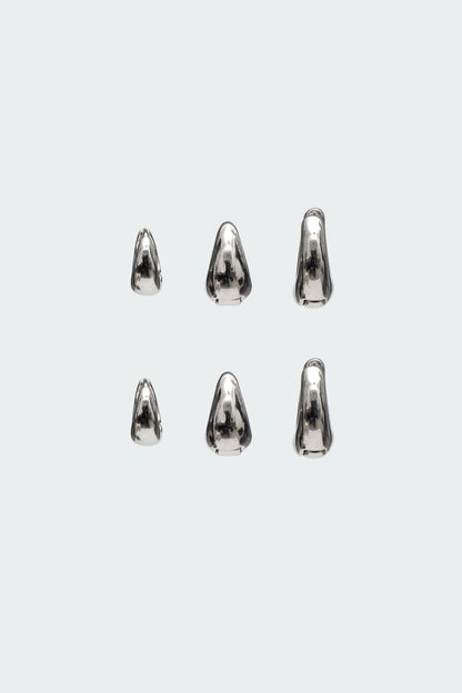 Chunky Hoop Earring Set