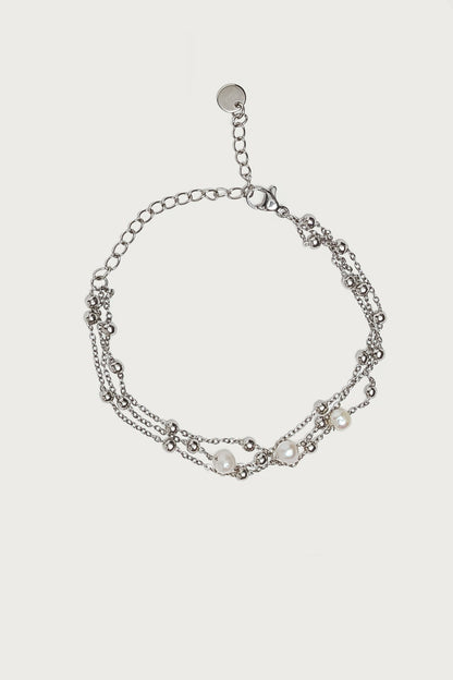 Pearly Layered Bracelet