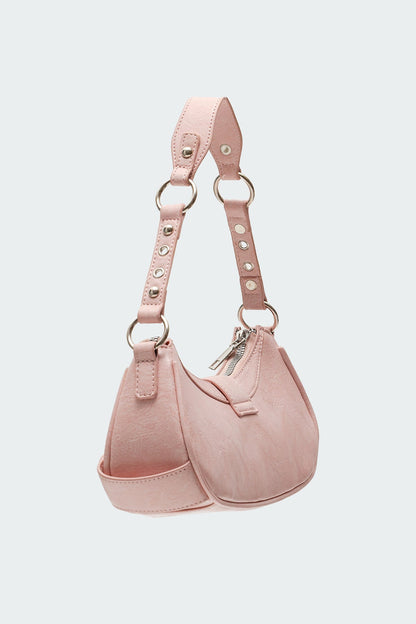 Hardware Faux Leather Bag
