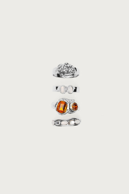 Mixed Gemstone Ring Pack
