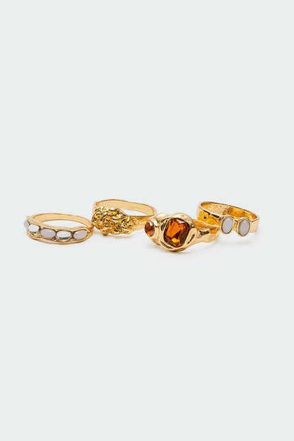 Mixed Gemstone Ring Pack