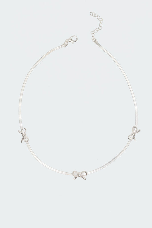 Triple Bow Necklace