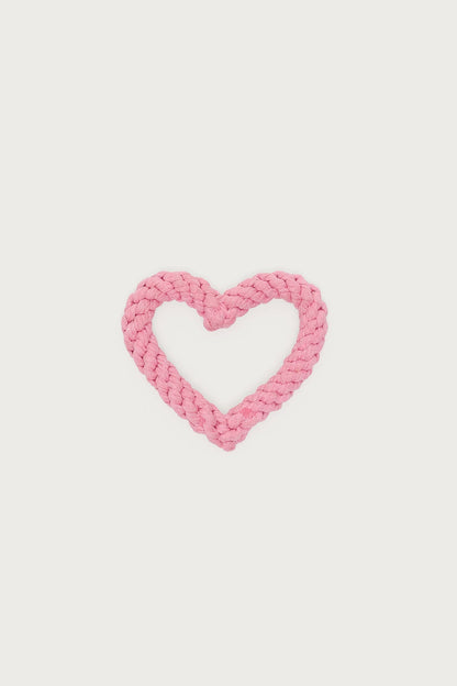 Fetching Heart Rope Toy