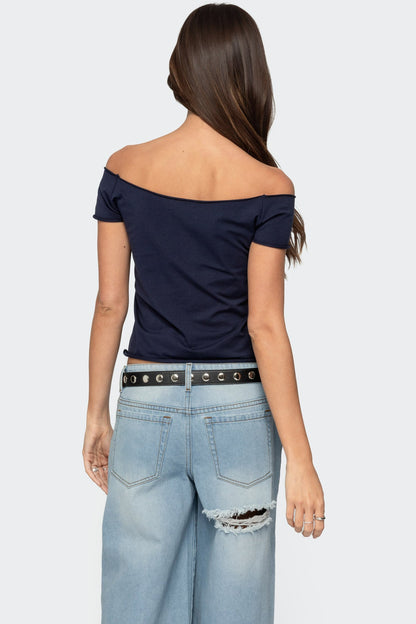 76 Off Shoulder Top