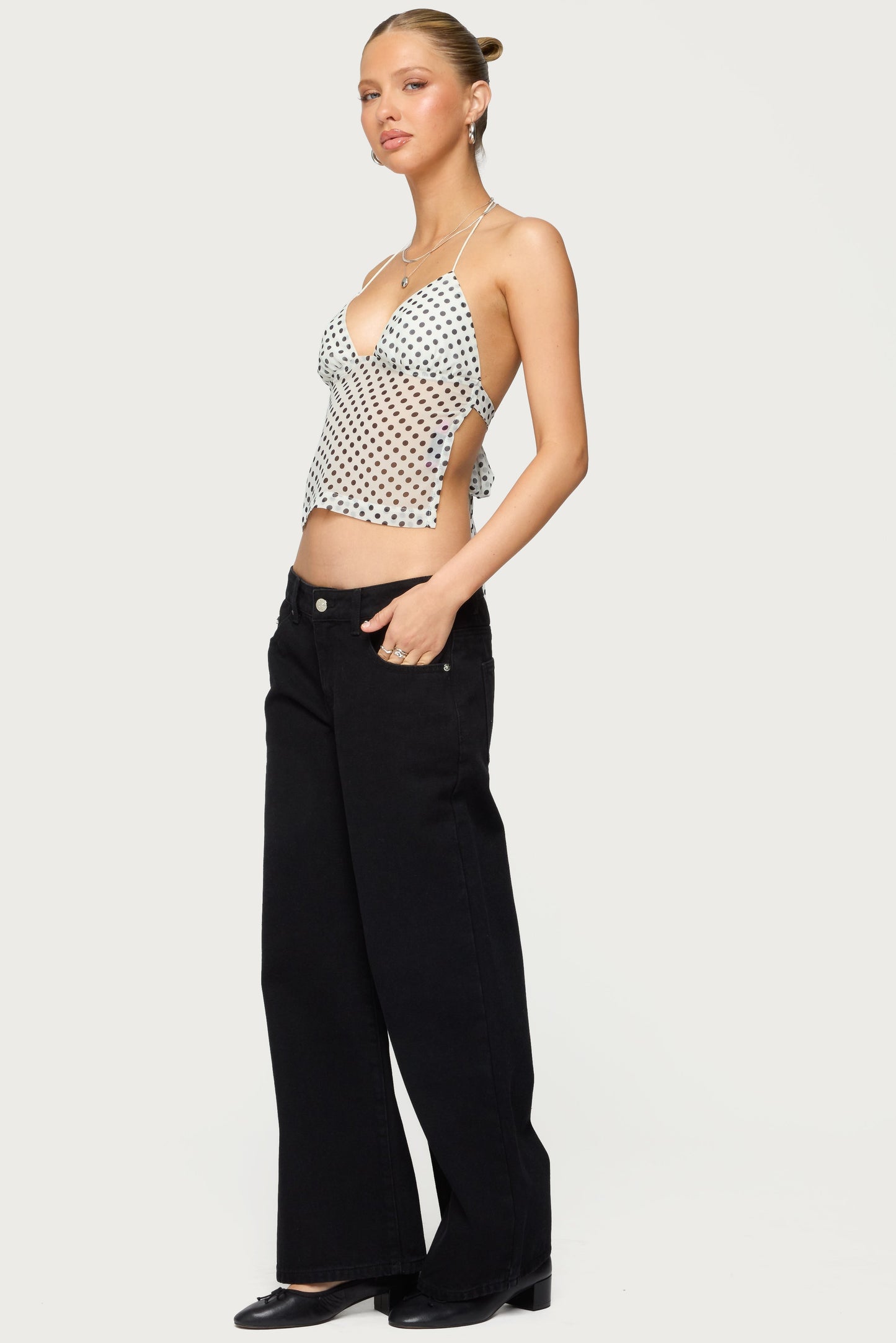Petite Daytime Low Rise Baggy Jeans