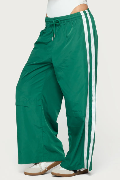 Petite Fauna Nylon Track Pants