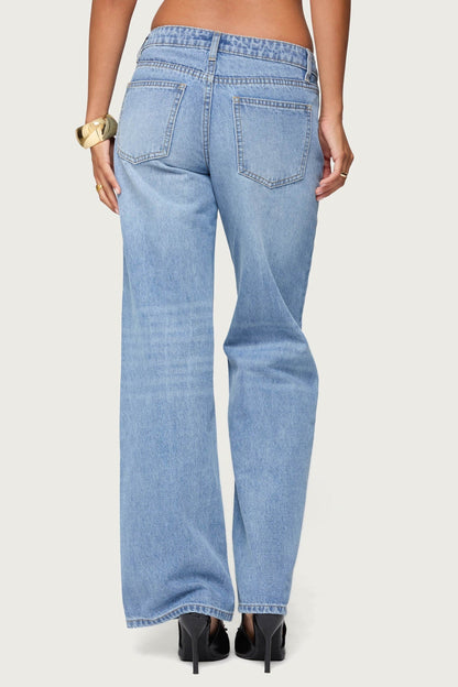 Holly Low Rise Straight Leg Jeans
