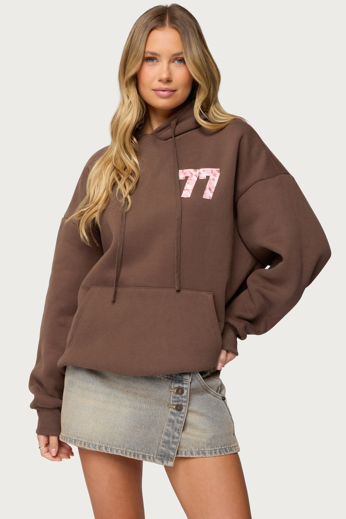 Leopard 77 Oversized Hoodie