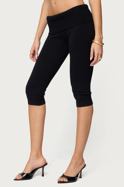 Skyla Knit Capri Pants