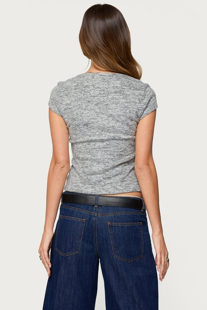 Blaunca Asymmetric Knit Top