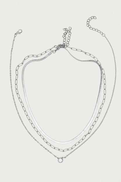 Mixed Chain Necklace Set