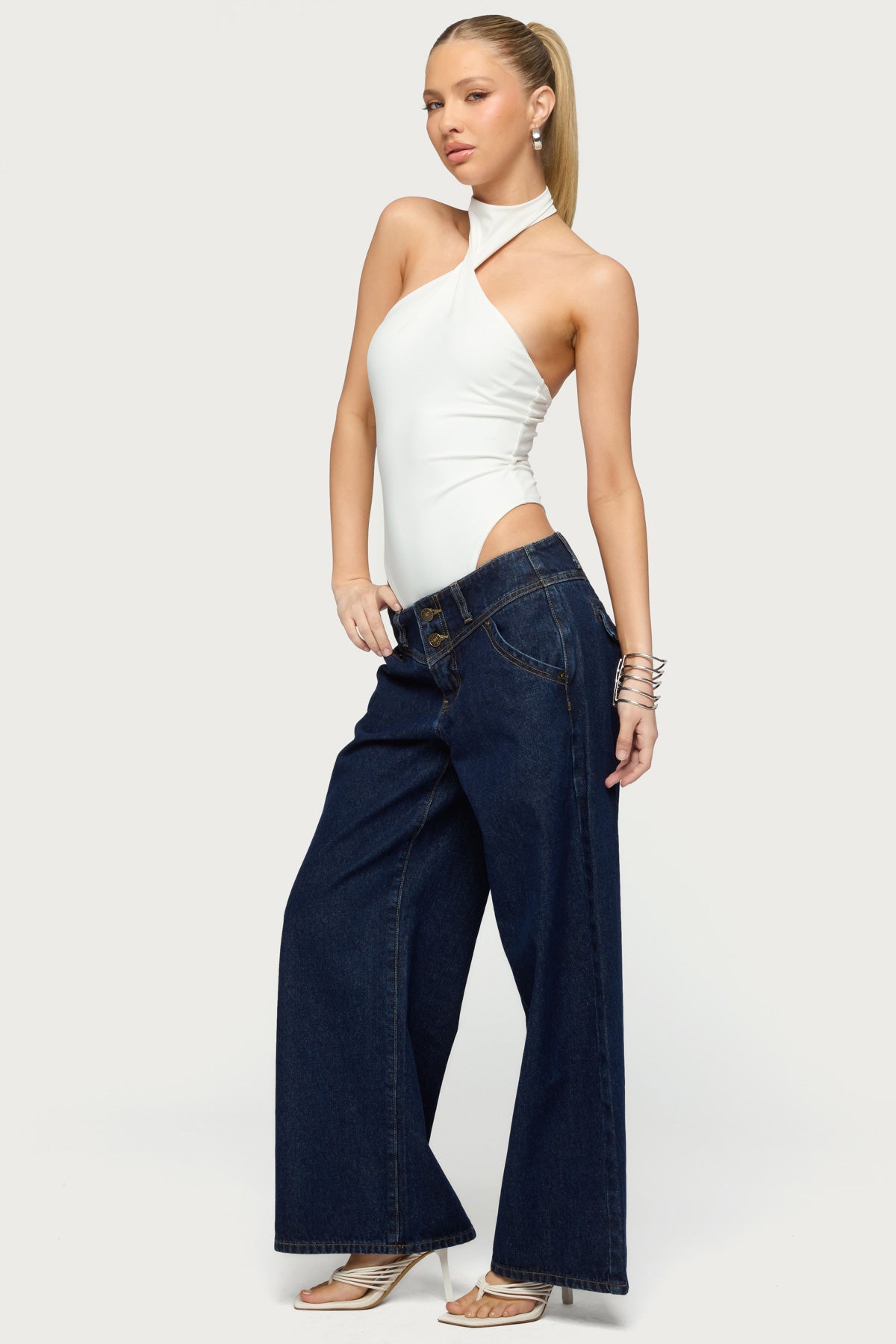 Jimana Halter Neck Bodysuit