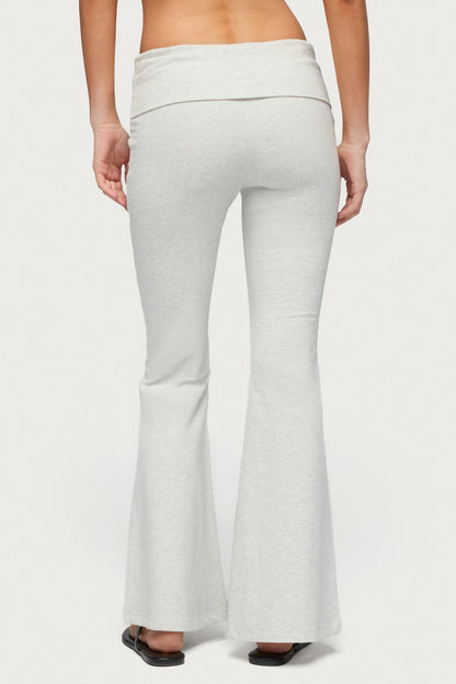 Petite Naomi Foldover Flared Leggings
