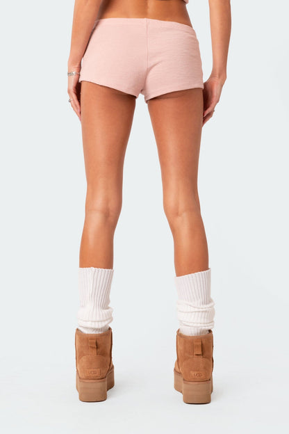 Ella Waffle Micro Shorts