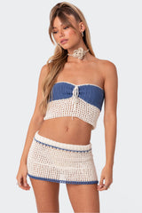 BLUE AND CREAM