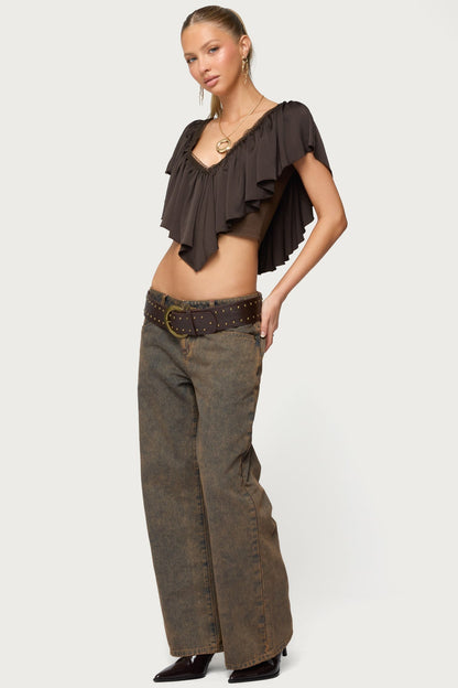 Petite Ace Low Rise Baggy Jeans