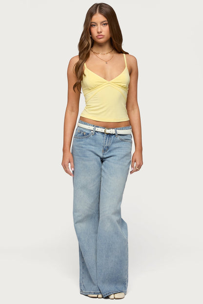 Evianna Double Tie Back Tank Top