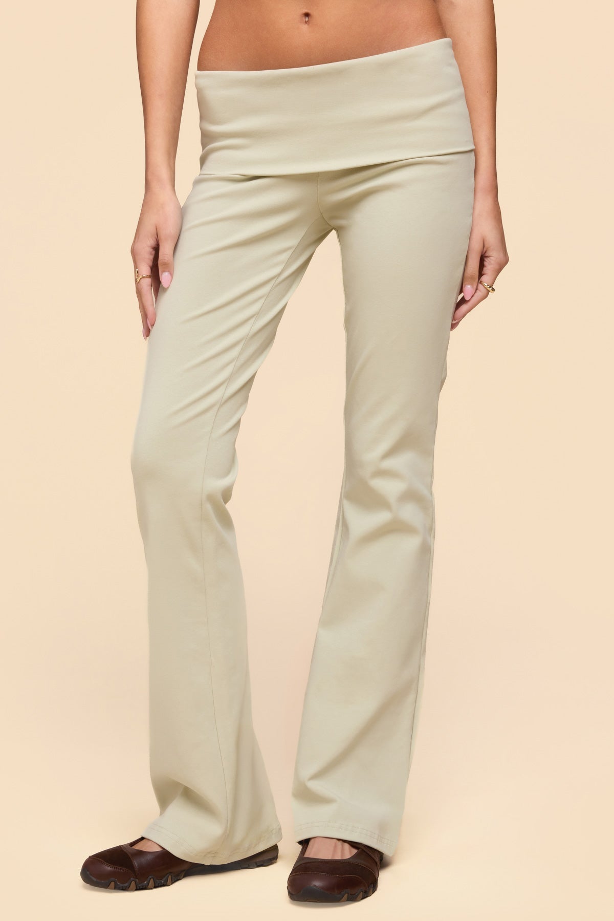 Ivanne Foldover Flared Pants